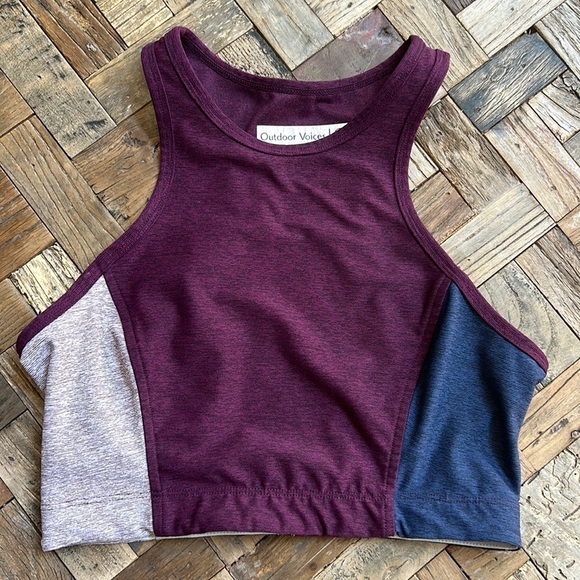 Outdoor Voices Athena Crop Tank Top Sports Bra - Picture 1 of 6